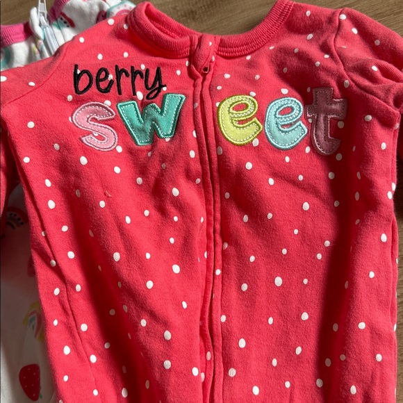 Koala Kids Pink and White Footies Set - Picture 2 of 5